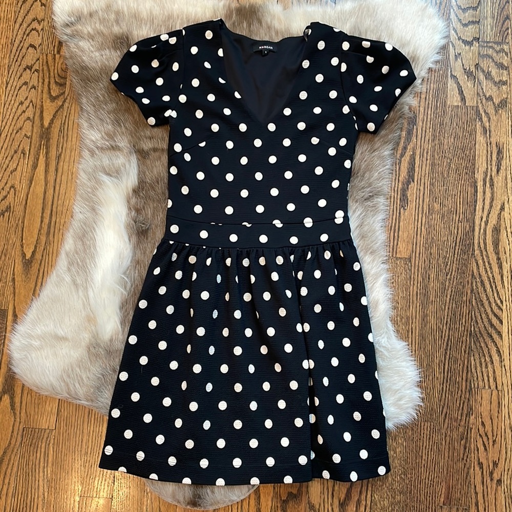 Morgan polka dots dress extra cute